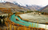 Phandar Valley in Autumn Pakistan